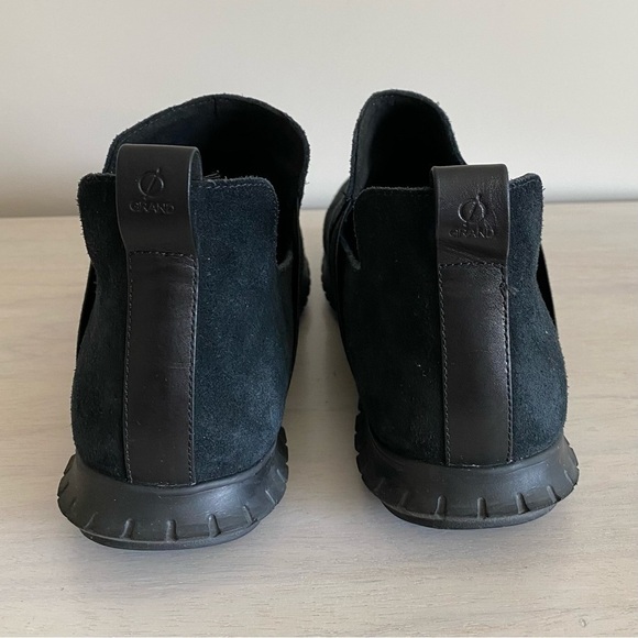 Cole Haan ZeroGrand® Slip-On Suede Black Booties size 9 - Picture 7 of 13